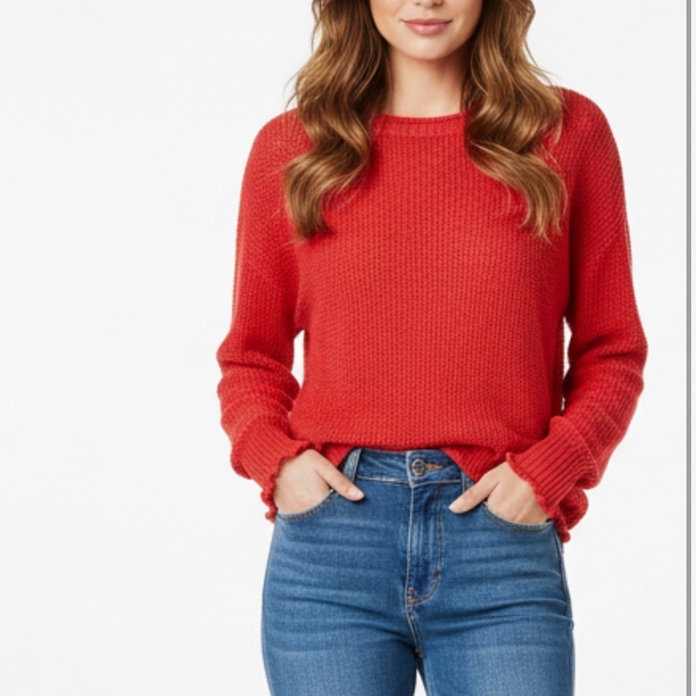 Jessica Simpson Crew Neck Knit Sweater Size Small NWOT